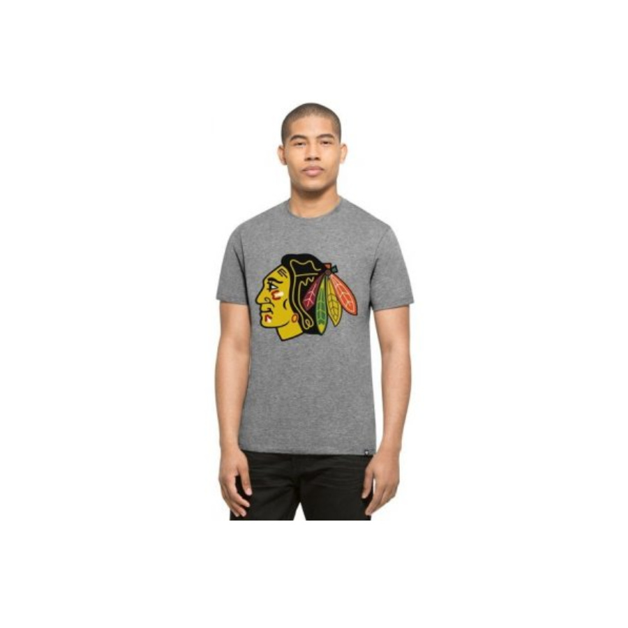 47 BRAND CLUB NHL CHICAGO BLACKHAWKS GRAY PÁNSKE TRIČKO